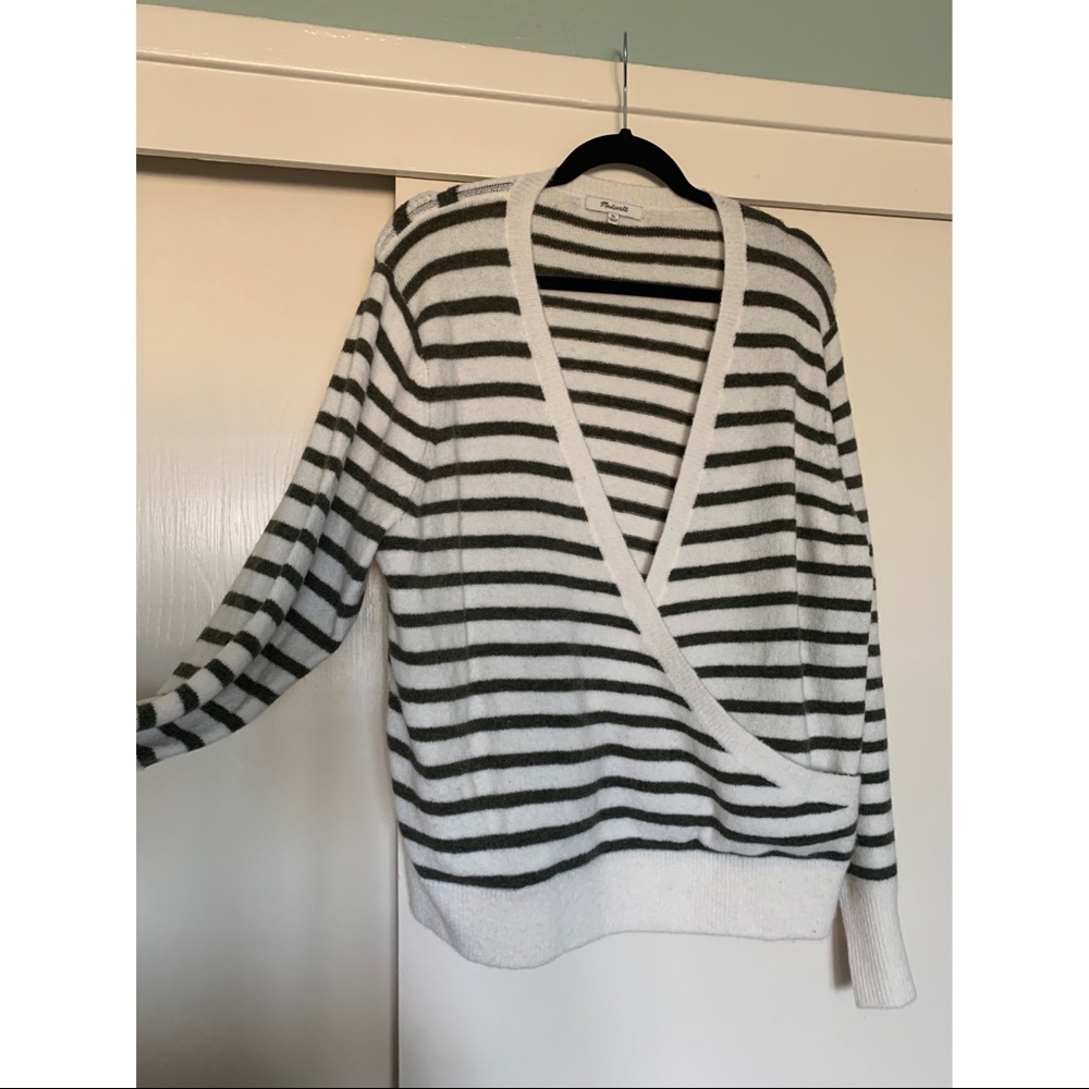 Madewell Open Striped Cardigan